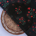 Red Flower over Black Base Digital Printed Fabric – cr 0 ma06441 110 red flower over black base digital printed fabric 2