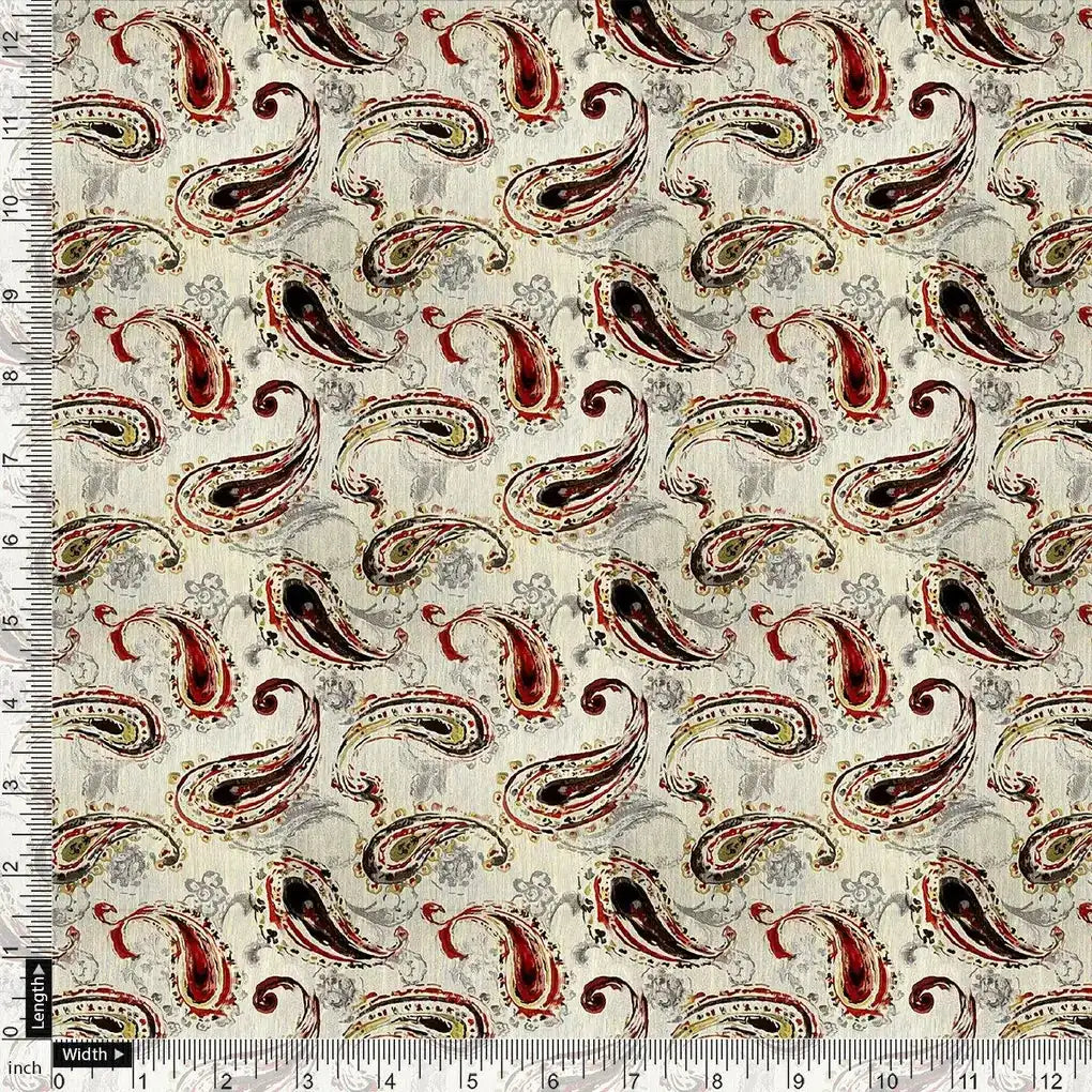 Hand Painted Look Motif Digital Printed Fabric - Crepe – cr 0 ma08461 110 hand painted look motif digital printed fabric crepe 4