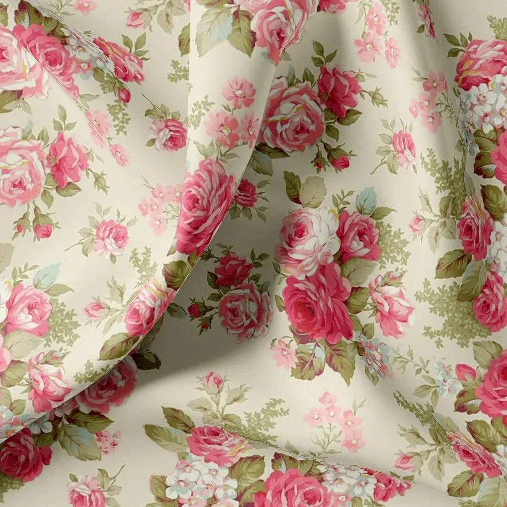 Beautiful Bunch of Roses Digital Printed Fabric – cr 0 ma09113 110 beautiful bunch of roses digital printed fabric 1