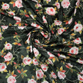 Ditsy Pink Rose With Green Leaves Digital Printed Fabric - Crepe – cr 0 ta 05727 110 ditsy pink rose with green leaves digital printed fabric crepe 1
