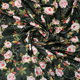 Ditsy Pink Rose With Green Leaves Digital Printed Fabric - Crepe – cr 0 ta 05727 110 ditsy pink rose with green leaves digital printed fabric crepe 1