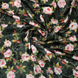 Ditsy Pink Rose With Green Leaves Digital Printed Fabric - Crepe – cr 0 ta 05727 110 ditsy pink rose with green leaves digital printed fabric crepe 1