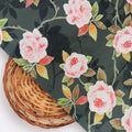 Ditsy Pink Rose With Green Leaves Digital Printed Fabric - Crepe – cr 0 ta 05727 110 ditsy pink rose with green leaves digital printed fabric crepe 3