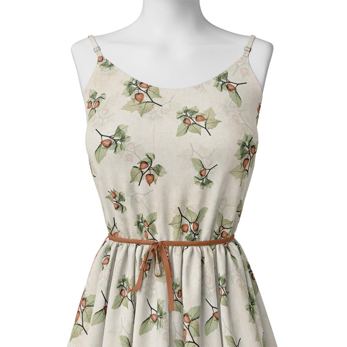 Colico Bunch Green With Orange Seads Digital Printed Fabric - Crepe – cr 0 ta 06264 110 colico bunch green with orange seads digital printed fabric crepe 2