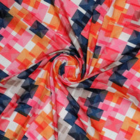Abstract Squares Digital Printed Fabric – cr 0 ta01098 110 abstract squares digital printed fabric 1