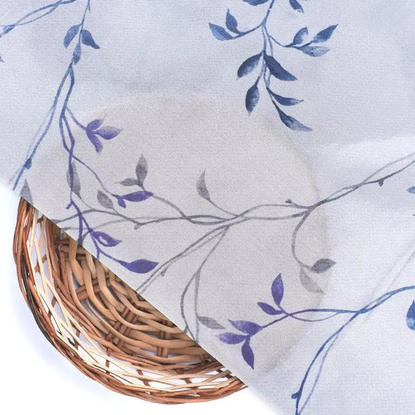Leaves Vines Over Dusty Grey Base Digital Printed Fabric – cr 0 ta01286 110 leaves vines over dusty grey base digital printed fabric 2 - alternate view
