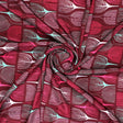Bold Colourful Mahogany Leaf Digital Printed Fabric - Silk Crepe – cr 0 ta0169 110 bold colourful mahogany leaf digital printed fabric silk crepe 1