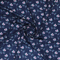 Flowers Floating over Blue Base Digital Printed Fabric – cr 0 ta03001 110 flowers floating over blue base digital printed fabric 1