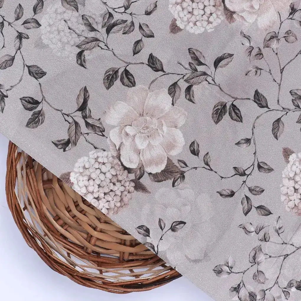 Grayish Orange Roses With Brown Valley Digital Printed Fabric - Crepe – cr 0 ta05726 110 grayish orange roses with brown valley digital printed fabric crepe 2