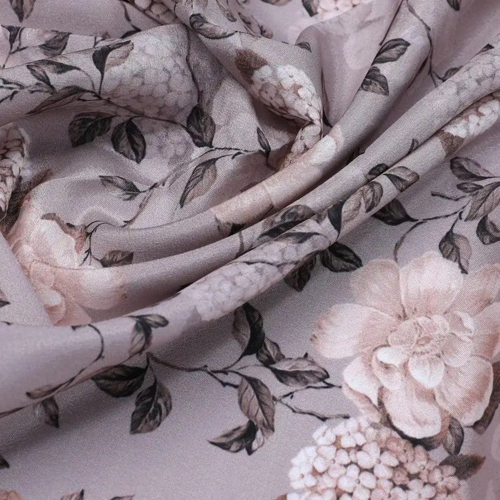 Grayish Orange Roses With Brown Valley Digital Printed Fabric - Crepe – cr 0 ta05726 110 grayish orange roses with brown valley digital printed fabric crepe 3