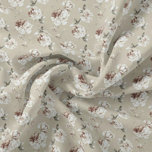 Greek Camelia Roses Digital Printed Fabric - Silk Crepe – cr 0 ta05755 110 greek camelia roses digital printed fabric silk crepe 1