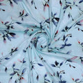 Bluish Thin And Light Leaves Digital Printed Fabric - Crepe – cr 0 ta05861p2 110 bluish thin and light leaves digital printed fabric crepe 1