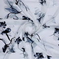 Black Floating Flowers Digital Printed Fabric - Crepe – cr 0 ta06256 110 black floating flowers digital printed fabric crepe 1