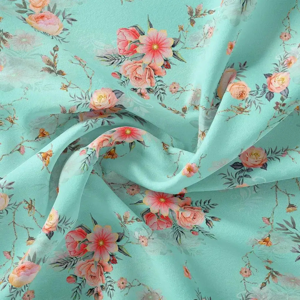Flower Branch Allover Digital Printed Fabric - Crepe – cr 0 ta06541p1 110 flower branch allover digital printed fabric crepe 3
