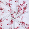 Maroon Flower Bunch Digital Printed Fabric - Crepe – cr 0 ta06839p3 110 maroon flower bunch digital printed fabric crepe 1