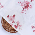 Maroon Flower Bunch Digital Printed Fabric - Crepe – cr 0 ta06839p3 110 maroon flower bunch digital printed fabric crepe 2