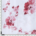 Maroon Flower Bunch Digital Printed Fabric - Crepe – cr 0 ta06839p3 110 maroon flower bunch digital printed fabric crepe 4
