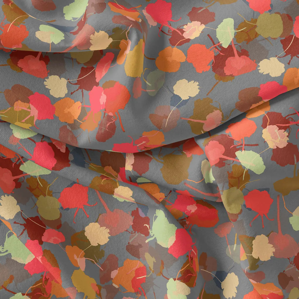 Watercolour Spotted Random Multicolour Flower Digital Printed Fabric - Silk Crepe – cr 0 ta06965a 110 watercolour spotted random multicolour flower digital printed fabric silk crepe 4