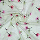 Pink Red Floating Flower On Lemon Yellow Digital Printed Fabric  - Crepe – cr 0 ta06994p2 110 pink red floating flower on lemon yellow digital printed fabric crepe 1