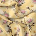 Coolest Watercolour Paper Art Of Flower Digital Printed Fabric - Silk Crepe – cr 0 ta07091p5 110 coolest watercolour paper art of flower digital printed fabric silk crepe 4