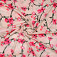 Cherry Red Flower With Branch Digital Printed Fabric  - Crepe – cr 0 ta07197p2 110 cherry red flower with branch digital printed fabric crepe 1