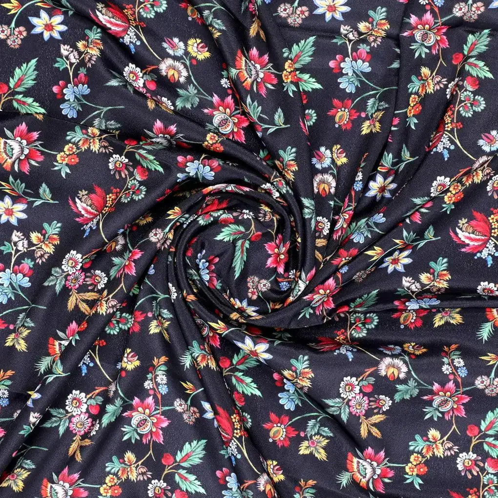 Small Wild Flower Motif Digital Printed Fabric – cr 0 ta0738 110 small wild flower motif digital printed fabric 1