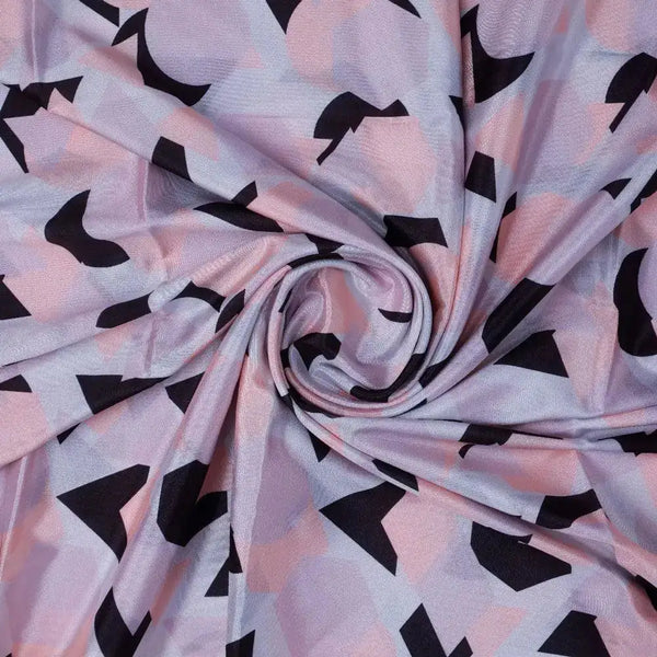 Colourful Geometric Shape Digital Printed Fabric - Silk Crepe – cr 0 ta07611a 110 colourful geometric shape digital printed fabric silk crepe 1