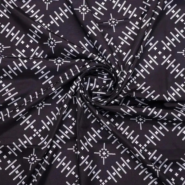 Morden Digital Art Of Doted Lining Digital Printed Fabric - Silk Crepe – cr 0 ta08267p 110 morden digital art of doted lining digital printed fabric silk crepe 1