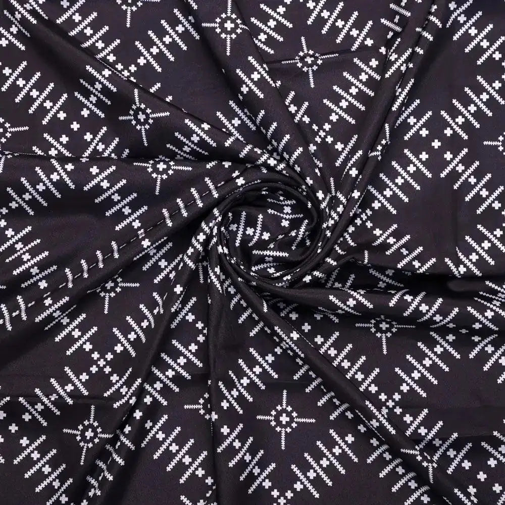 Morden Digital Art Of Doted Lining Digital Printed Fabric - Silk Crepe – cr 0 ta08267p 110 morden digital art of doted lining digital printed fabric silk crepe 1