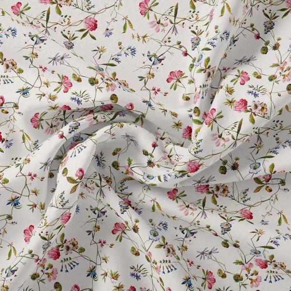Abstract Colourful Flower Art Digital Printed Fabric - Silk Crepe – cr 0 ta08275p 110 abstract colourful flower art digital printed fabric silk crepe 1