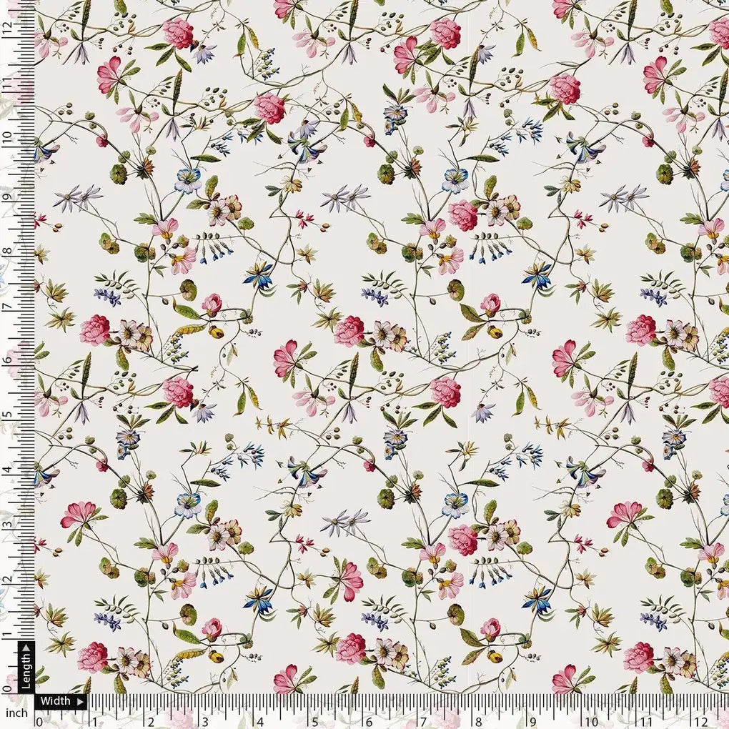 Abstract Colourful Flower Art Digital Printed Fabric - Silk Crepe – cr 0 ta08275p 110 abstract colourful flower art digital printed fabric silk crepe 4