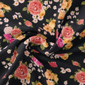 Multicolour Anemone Roses With Digital Printed Fabric - Silk Crepe – cr 0 ta08277p4 110 multicolour anemone roses with digital printed fabric silk crepe 1