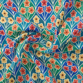 Tiny Decorative Allamanda Multicolour Digital Printed Fabric - Silk Crepe – cr 0 ta08290p1 110 tiny decorative allamanda multicolour digital printed fabric silk crepe 1