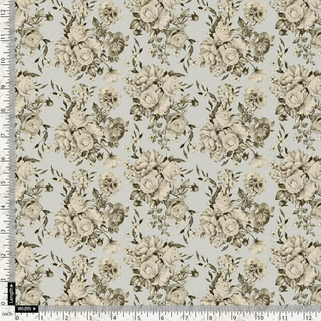 Floral Bright Golden Floral Digital Printed Fabric - Crepe – cr 0 ta08305 110 floral bright golden floral digital printed fabric crepe 4