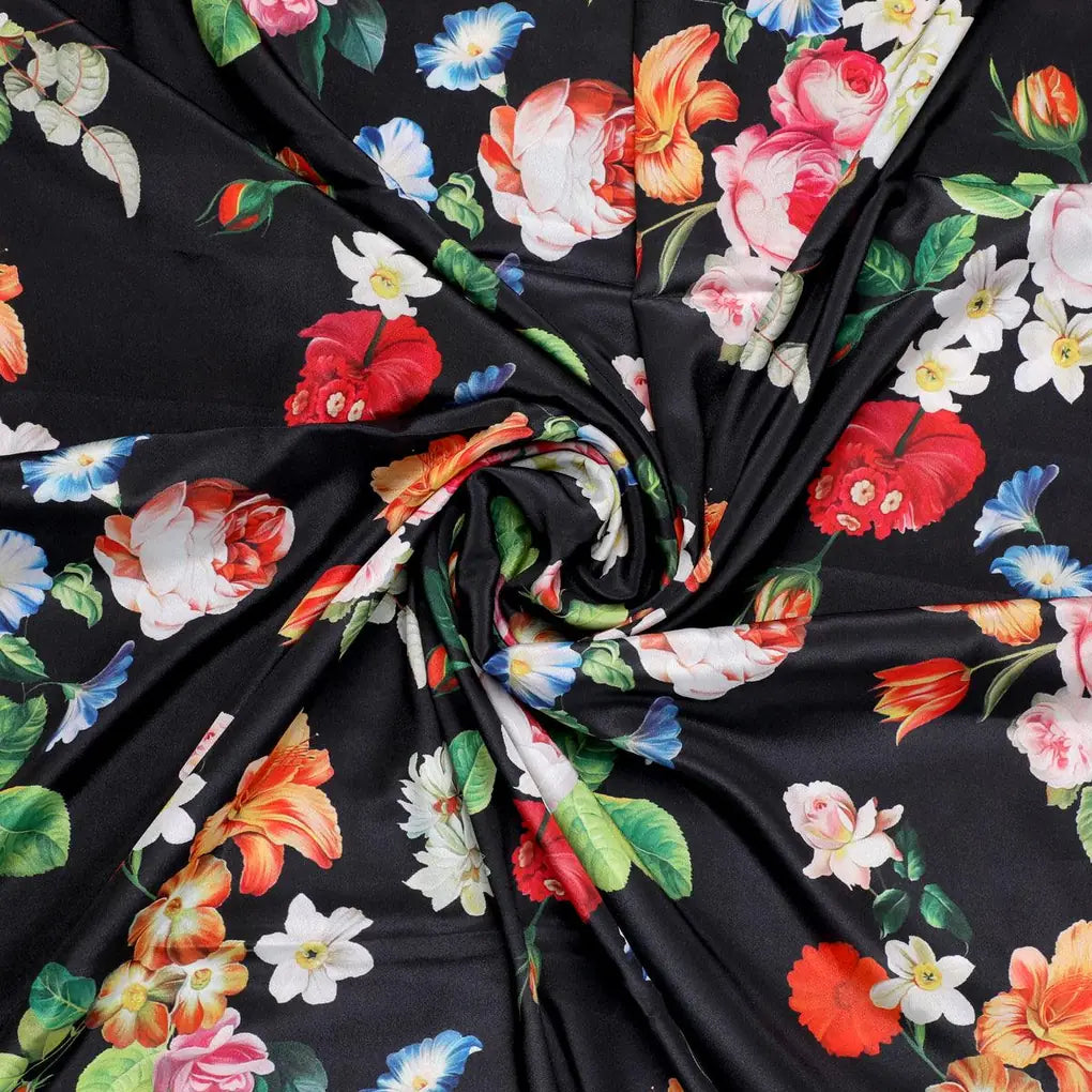 Liberty Small Floral Flower Digital Printed Fabric - Crepe – cr 0 ta08307 110 liberty small floral flower digital printed fabric crepe 1