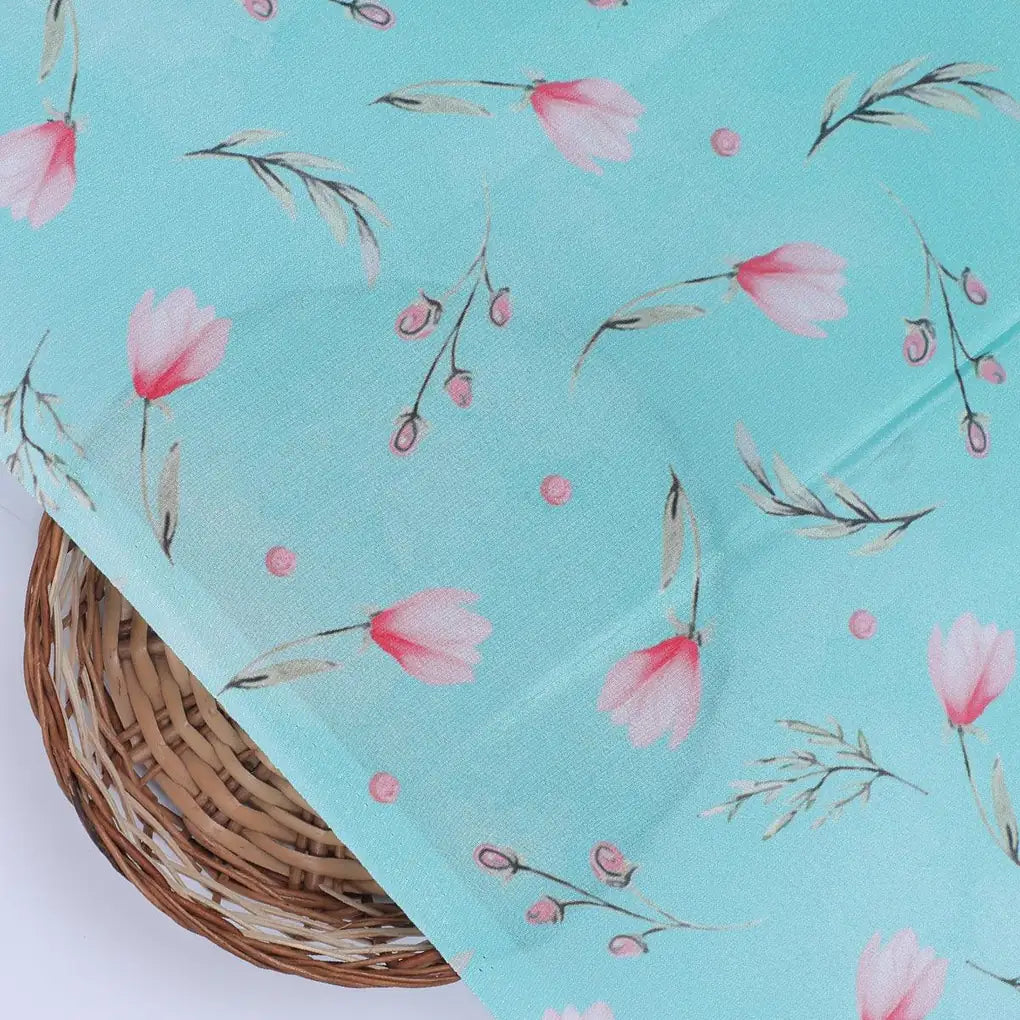 Romantic And Feminine Digital Printed Fabric - Crepe – cr 0 ta08310 110 romantic and feminine digital printed fabric crepe 2
