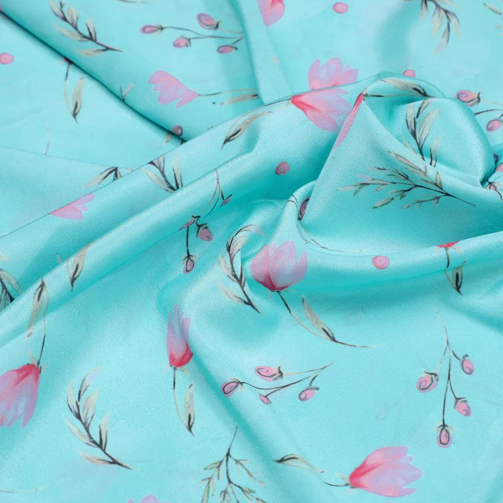Romantic And Feminine Digital Printed Fabric - Crepe – cr 0 ta08310 110 romantic and feminine digital printed fabric crepe 3
