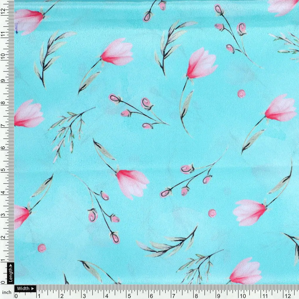 Romantic And Feminine Digital Printed Fabric - Crepe – cr 0 ta08310 110 romantic and feminine digital printed fabric crepe 4