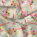 Decorative Watercolour Spring Floral Digital Printed Fabric - Silk Crepe – cr 0 ta08315p 110 decorative watercolour spring floral digital printed fabric silk crepe 4