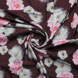 Attractive Pink Roses With Grey Digital Printed Fabric - Silk Crepe – cr 0 ta08328p2 110 attractive pink roses with grey digital printed fabric silk crepe 1