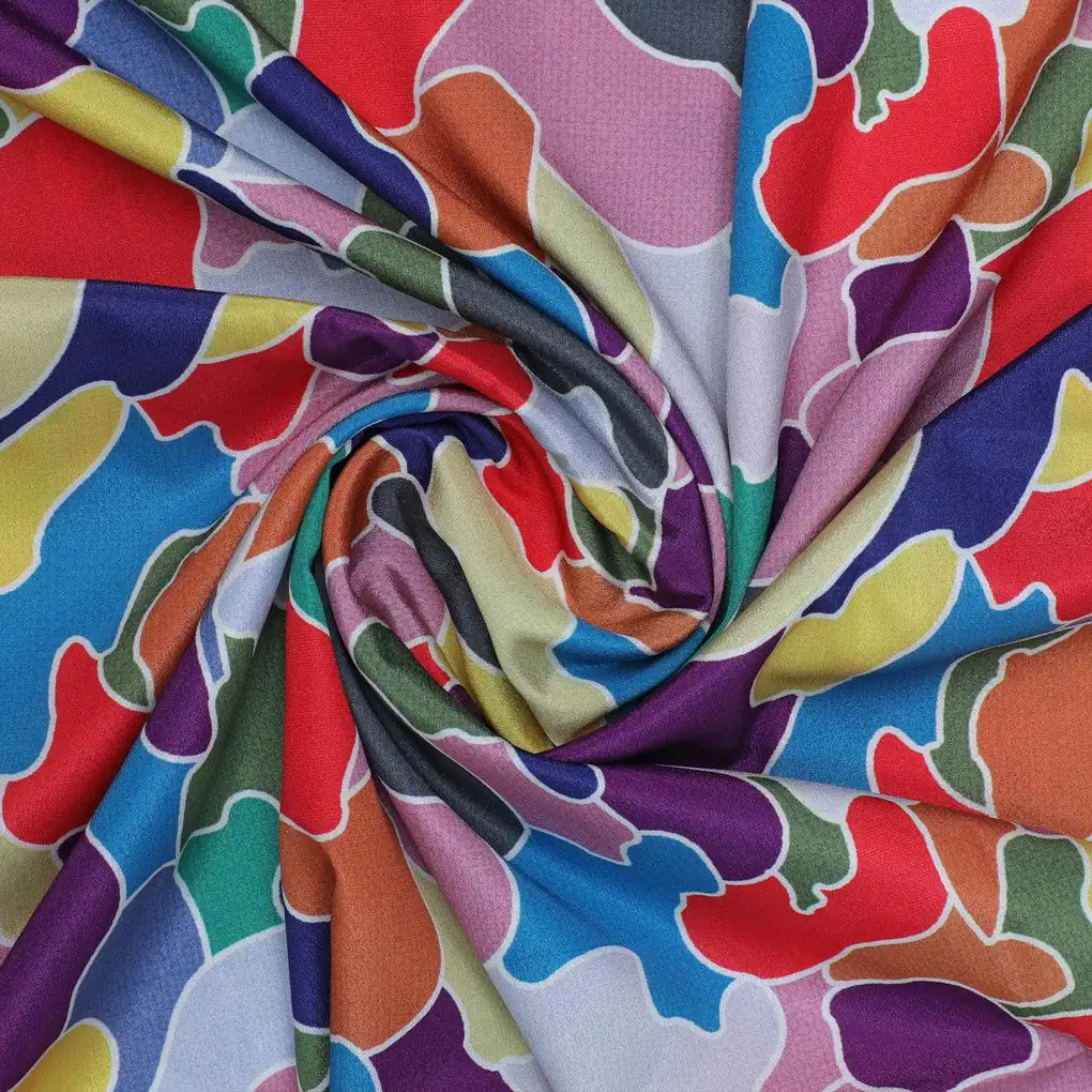 Colourful Marble Abstract Art Digital Printed Fabric - Silk Crepe – cr 0 ta08332p3 110 colourful marble abstract art digital printed fabric silk crepe 1