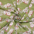 Lovely White Rose Digital Printed Fabric - Crepe – cr 0 ta08334p4 110 lovely white rose digital printed fabric crepe 1