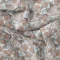 Suzani Summer Brown Tree Digital Printed Fabric - Crepe – cr 0 ta08341 110 suzani summer brown tree digital printed fabric crepe 4
