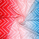 Morden Colours Of Zigzag Digital Printed Fabric - Crepe – cr 0 ta08377p3 110 morden colours of zigzag digital printed fabric crepe 1