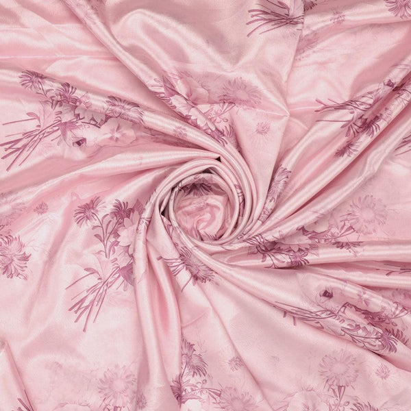 Pinkish Sunflower And Citntz Digital Printed Fabric - Crepe – cr 0 ta08442p1 110 pinkish sunflower and citntz digital printed fabric crepe 1