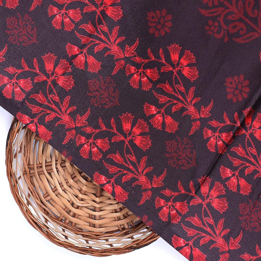 Radish Flower Series Digital Printed Fabric - FAB VOGUE Studio®