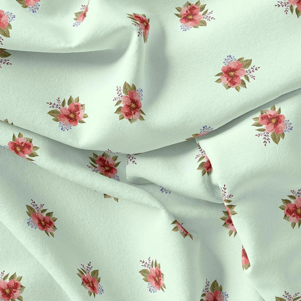 Lovely Tiny Orchid Repeat Digital Printed Fabric - Crepe – cr 0 ta08499p2 110 lovely tiny orchid repeat digital printed fabric crepe 3