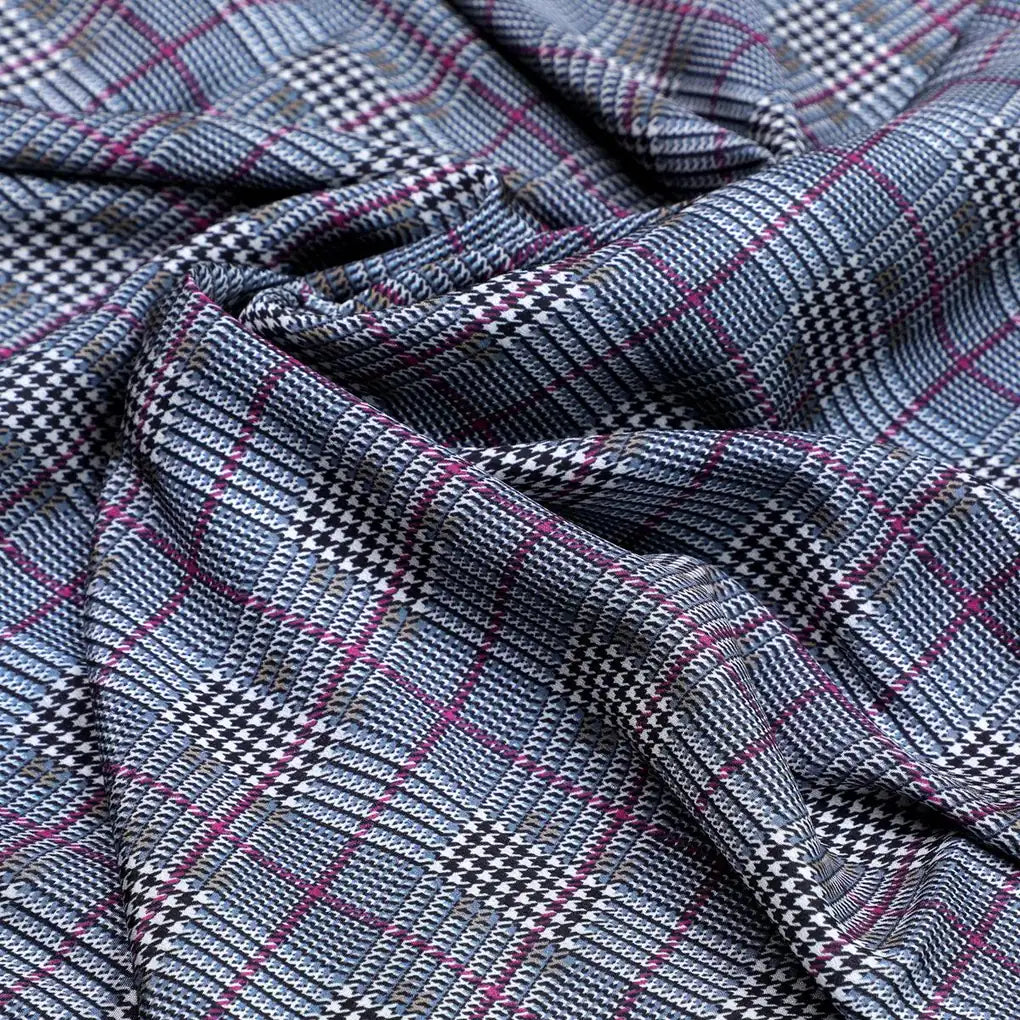 Tiny Strips Glen Checks Digital Printed Fabric - Crepe – cr 0 ta08504 110 tiny strips glen checks digital printed fabric crepe 1
