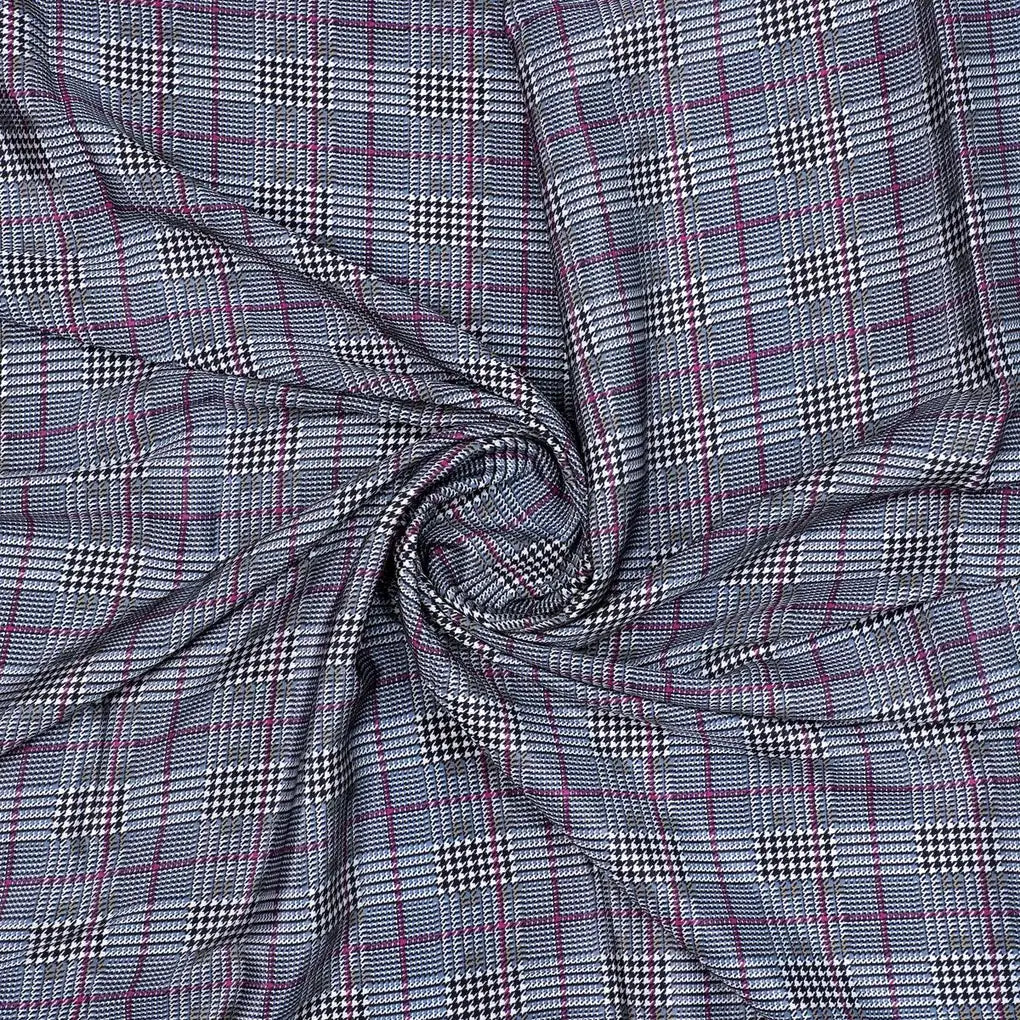 Tiny Strips Glen Checks Digital Printed Fabric - Crepe – cr 0 ta08504 110 tiny strips glen checks digital printed fabric crepe 2