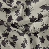 Black Floral Flower Digital Printed Fabric - Crepe – cr 0 ta08505 110 black floral flower digital printed fabric crepe 1